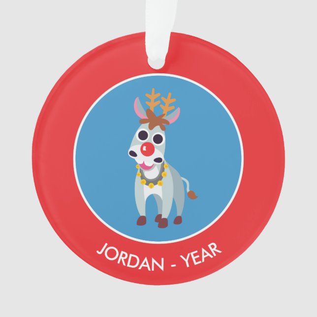 Weihnachten Shane der Esel Ornament (Vorderseite)
