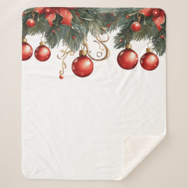 Weihnachten Sherpadecke