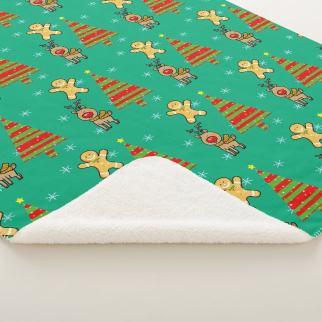 Weihnachten Sherpadecke (3/4)