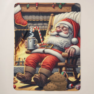 Weihnachten Sherpadecke