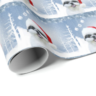 Weihnachten Shih Tzu Geschenkpapier