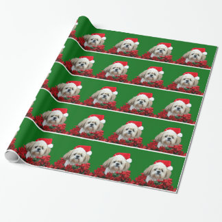 Weihnachten Shih Tzu Geschenkpapier