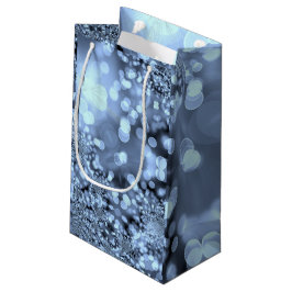 Weihnachten Silvery Blue Snowflake Kleine Geschenktüte
