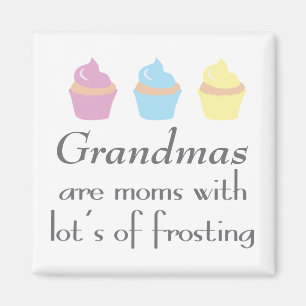Weihnachten sind Mamas mit viel Zuckerguss Magnet