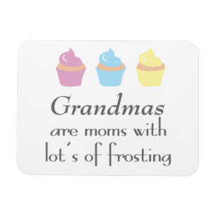 Weihnachten sind Mamas mit viel Zuckerguss Magnet