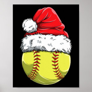 Weihnachten Softll Ll Santa Hut Xmas Mädchen Catch Poster