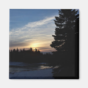 Weihnachten-Sonnenaufgang Magnet