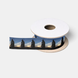 Weihnachten-Sonnenaufgang Satinband