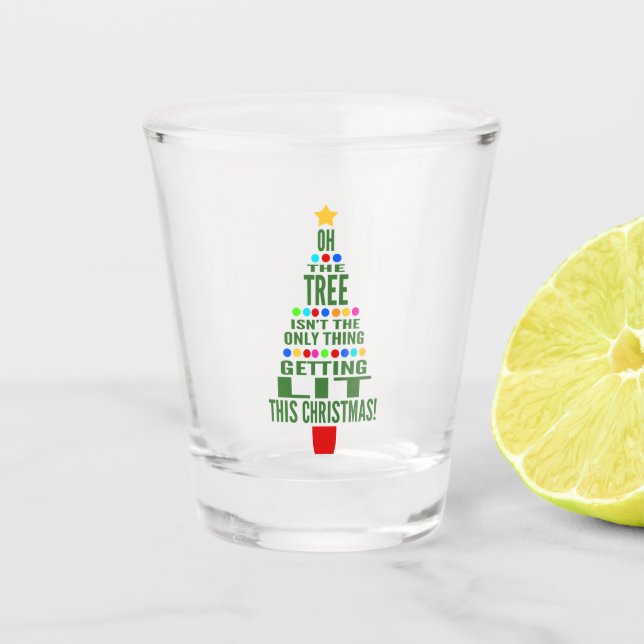 Weihnachten | Spaß für den Urlaub Schnapsglas (Vorderseite)