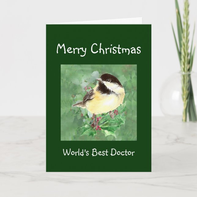 Weihnachten Spaß World's Best Doctor Bird (Vorderseite)