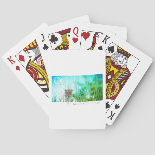 Weihnachten Spielkarten (Rückseite)