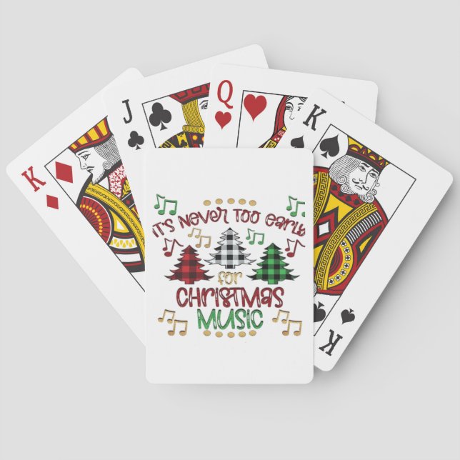 Weihnachten Spielkarten (Rückseite)