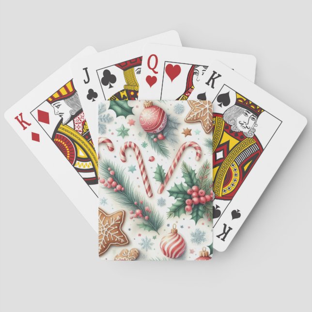 Weihnachten Spielkarten (Rückseite)