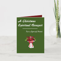 Weihnachten Spiritueller Bouquet für einen Prieste
