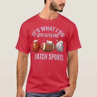 Weihnachten Sport sein, was ich gebe Geschenke und T-Shirt
