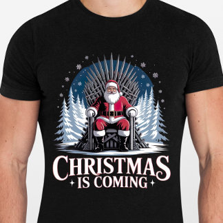 Weihnachten steht vor der Tür - Lustiges Weihnacht T-Shirt