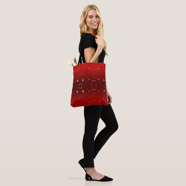 Weihnachten, Sterne in der Roten Galaxie Tasche (Am Model)