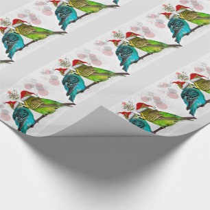 Weihnachten streichelt Packpapier