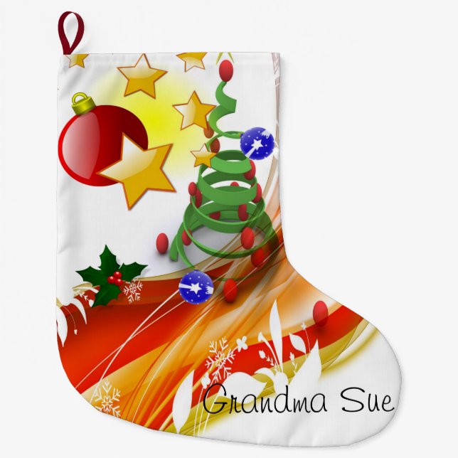 Weihnachten Strumpf, Weihnachten Großer Weihnachtsstrumpf (Vorderseite)