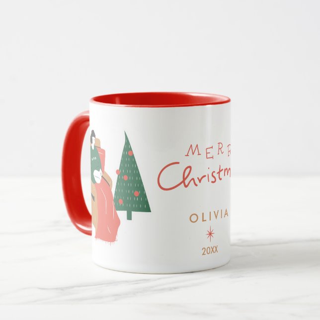 Weihnachten Süß Tasse (Vorderseite Links)