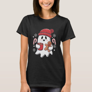 Weihnachten Süßer Geist Eiskaffee Retro Xmas Kaffe T-Shirt