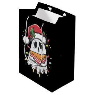 Weihnachten Süßer Geist Weihnachtsmann Party Xmas  Mittlere Geschenktüte