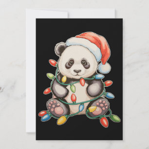 Weihnachten Süßer Panda Weihnachtsbeleuchtung Weih