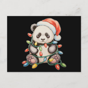 Weihnachten Süßer Panda Weihnachtsbeleuchtung Weih