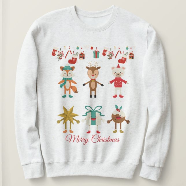 Weihnachten Sweatshirt (Design vorne)