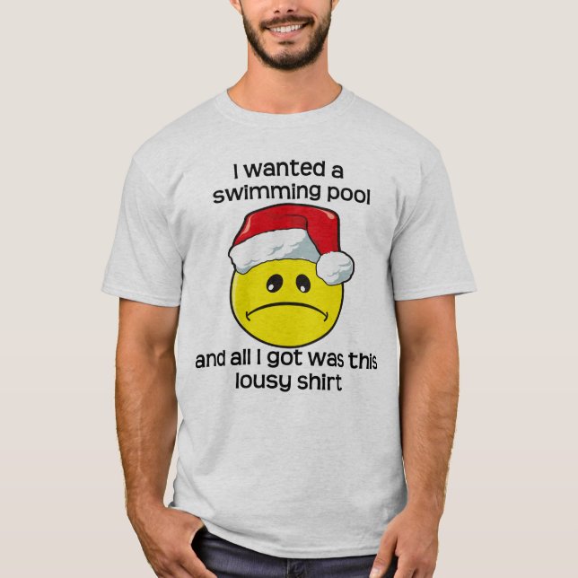 Weihnachten - Swimmingpool T-Shirt (Vorderseite)