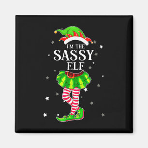 Weihnachten Sy Elf Xmas Funny Familie Matching Gir Magnet