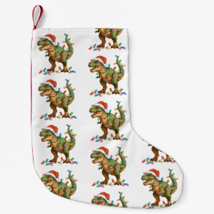 Weihnachten T Rex Dinosaurier Xmas Dino Tyrannosau Kleiner Weihnachtsstrumpf