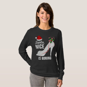 Weihnachten - T - Shirt für Frauen in einem langen