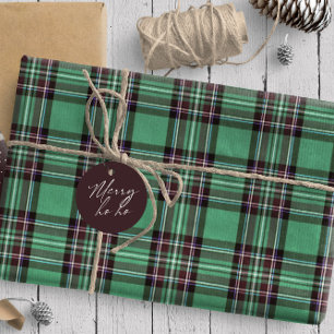 Weihnachten Tartan Green/Red ID768 Geschenkpapier