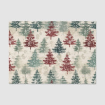 Weihnachten Tartan und Bäume nahtlos