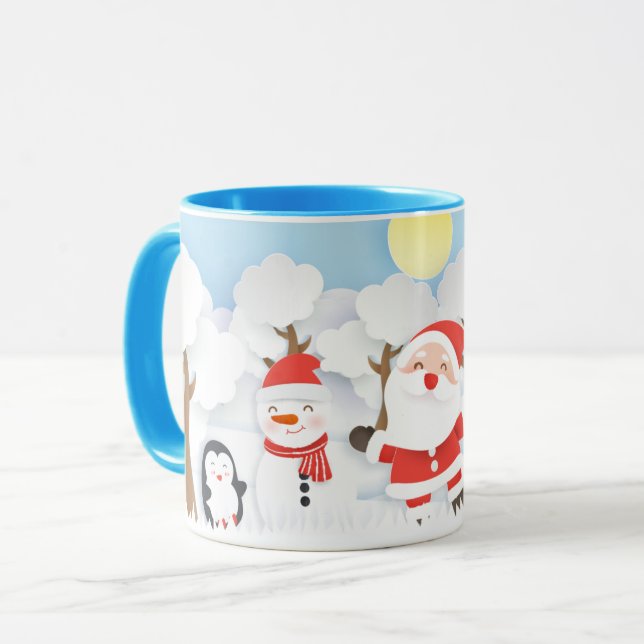 Weihnachten Tasse (Vorderseite Links)