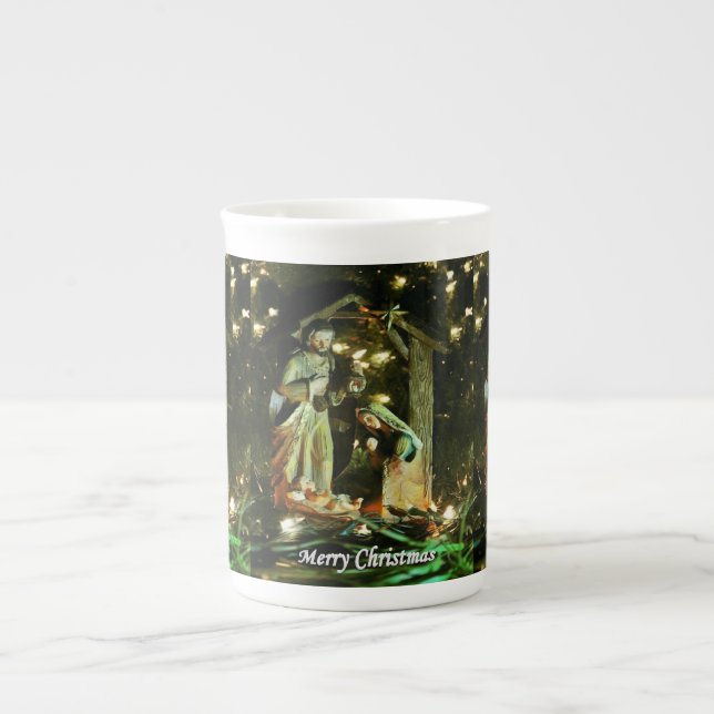 Weihnachten Tasse, Jesus Christus, frohe Weihnacht Prozellantasse (Vorderseite)