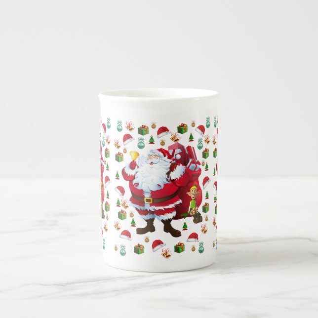 Weihnachten-Tasse Prozellantasse (Vorderseite)