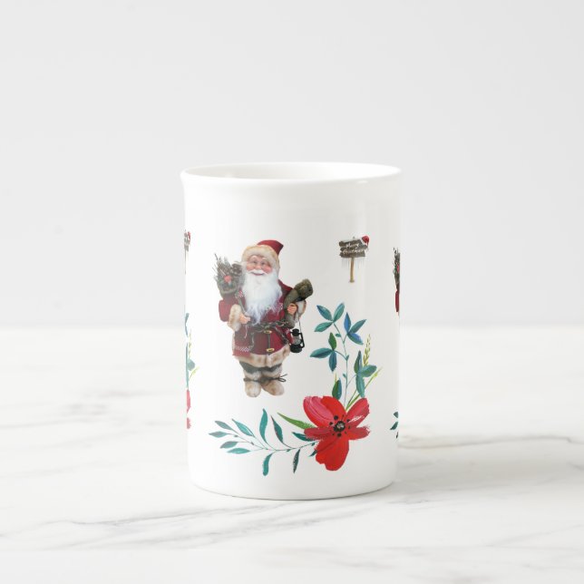 Weihnachten-Tasse Prozellantasse (Vorderseite)