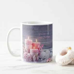 Weihnachten Tasse, Rosa Weihnachten Kaffeetasse
