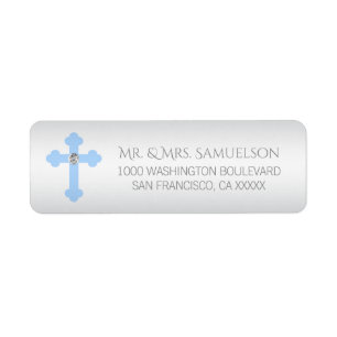 Weihnachten / Taufen / Kommunion Blaues Kreuz