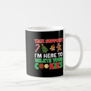 Weihnachten Tech-Unterstützung Cookies löschen Lus Kaffeetasse