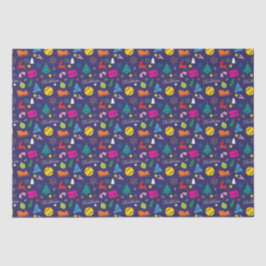 🎄 Weihnachten 🎾 Tennissee blau Seidenpapier