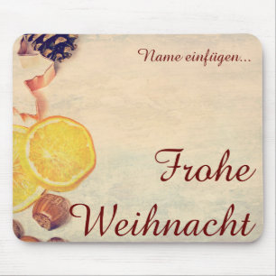 Weihnachten Thema mit Früchten... Mousepad