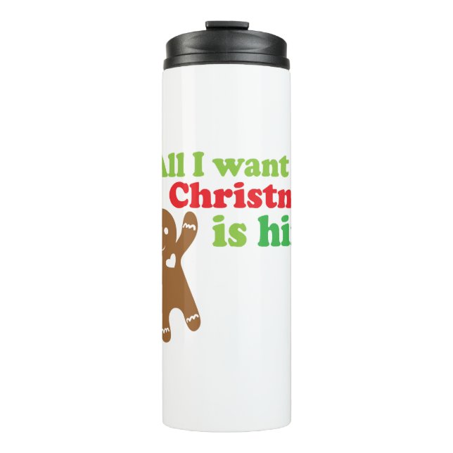 Weihnachten Thermosbecher (Vorderseite)
