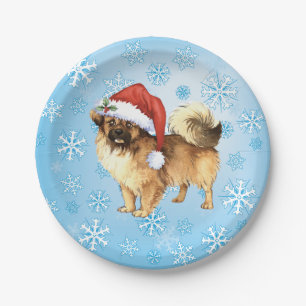 Weihnachten Tibetan Spanisch Papier Plate Pappteller