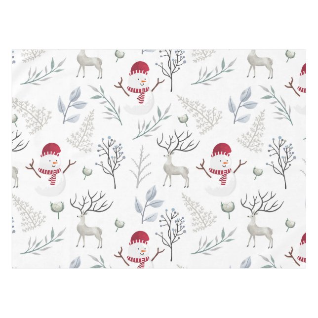 Weihnachten Tischdecke (Vorderseite (Horizontal))