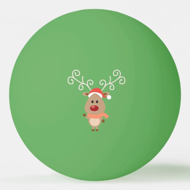 Weihnachten Tischtennisball (Vorderseite)