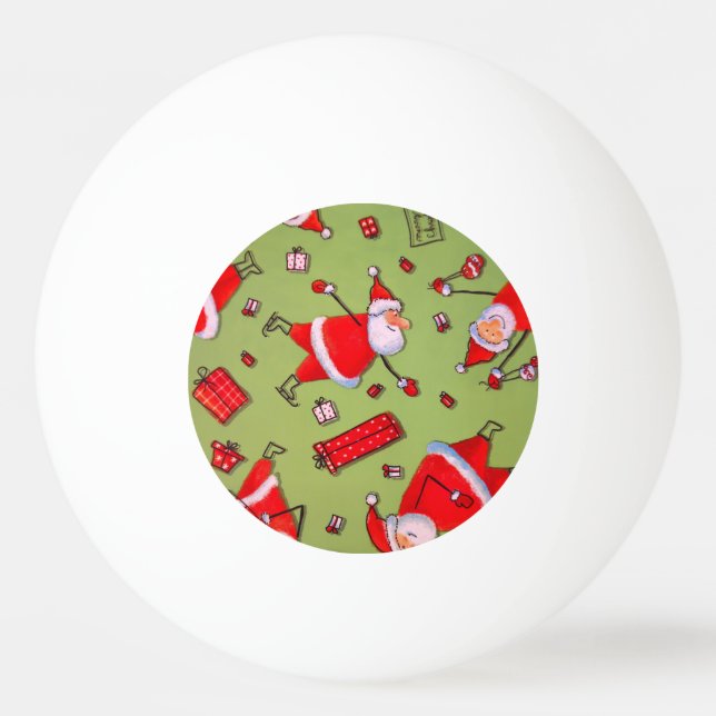 Weihnachten Tischtennisball (Vorderseite)