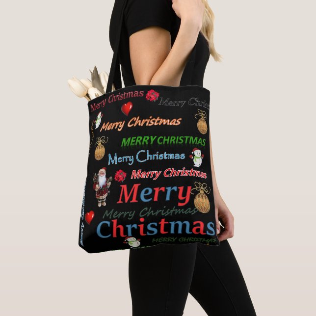 Weihnachten Tragetaschen für Frauen, frohe Weihnac Tasche (Von Nahem)